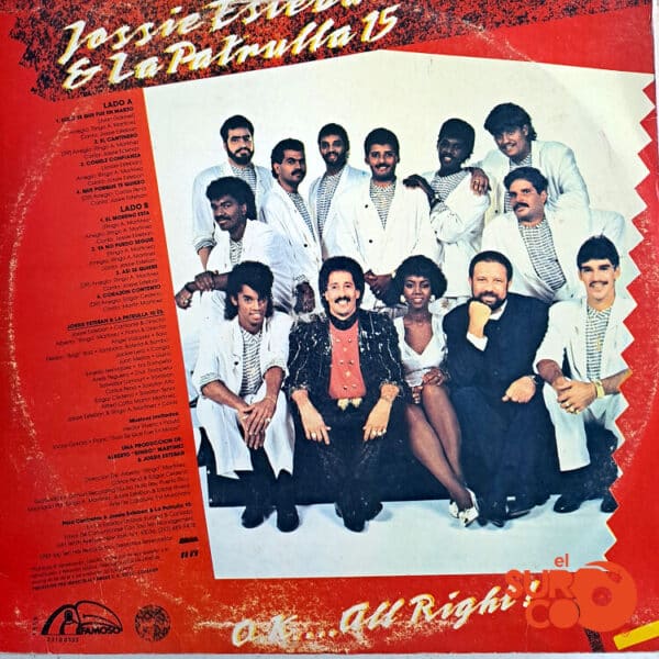 Vinilo Jossie Esteban y La Patrulla 15 - OK All Right Vinyl