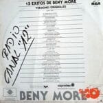 Disco de Vinilo Beny More - 15 Éxitos Con Beny More Vinyl Record