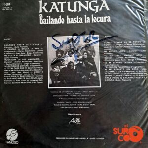 Disco de Vinilo Katunga - Bailando Hasta La Locura Vinyl Record
