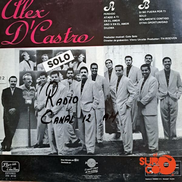 Vinilo Alex D' Castro - Solo Vinyl