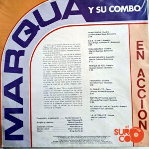 Disco de Vinilo Marqua y Su Combo - En Acción Vinyl Record
