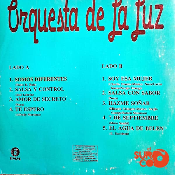 Disco de Vinilo Orquesta De La Luz - Somos Diferentes Vinyl Record