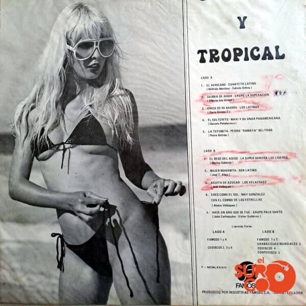 Disco de Vinilo Varios - Sabroso y Tropical Vinyl Record