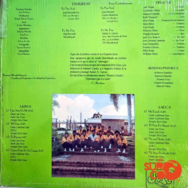 Vinilo La Orquesta Joven - Ya Es Algo Diferente Tu Ve, Tu Ve Vinyl