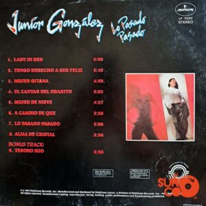 Disco de Vinilo Junior González - Lo Pasado Pasado Vinyl Record