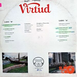 Disco de Vinilo Súper Orquesta Virtud - Sin Fronteras Vinyl Record
