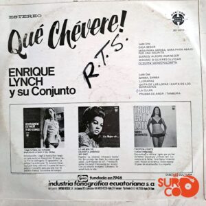 Disco de Vinilo Enrique Lynch y Su Conjunto - Que Chévere Vinyl Record