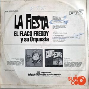 Disco de Vinilo El Flaco Freddy y Su Orquesta - La Fiesta Vinyl Record