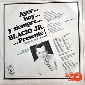 Disco de Vinilo Blacio Jr - Ayer, Hoy y Siempre Vinyl Record
