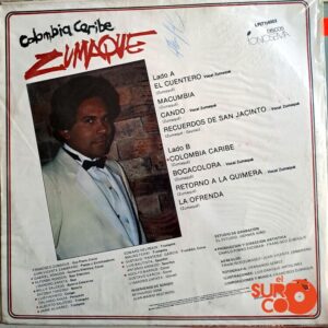 Disco de Vinilo Francisco Zamaqué - Colombia Caribe Vinyl Record