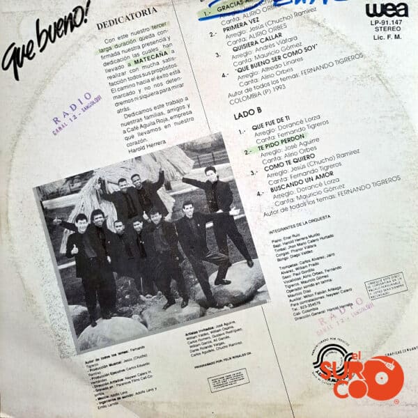 Disco de Vinilo Matecaña - Que Bueno Vinyl Record