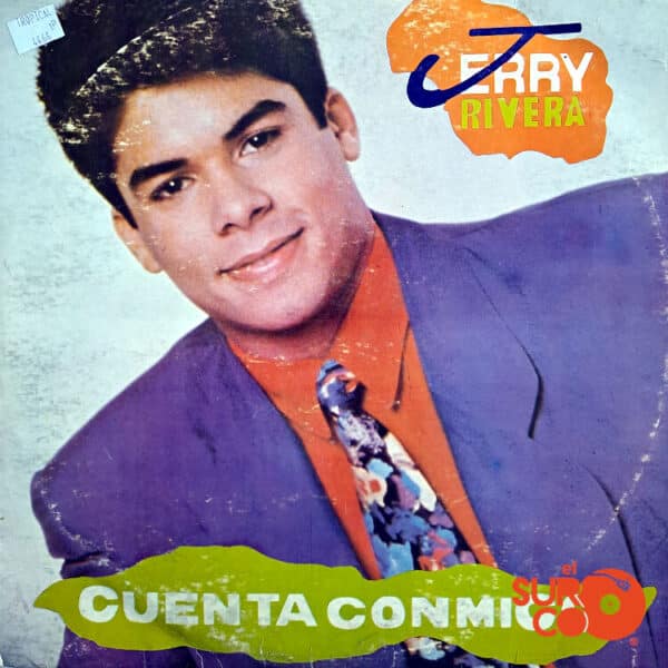 Disco de Vinilo Jerry Rivera - Cuenta Conmigo Vinyl Record
