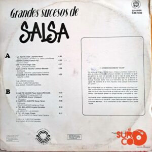 Disco de Vinilo Varios - Grandes Sucesos De Salsa Vinyl Record