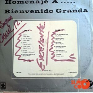 Disco de Vinilo Varios - Homenaje A… Bienvenido Granda Vinyl Record
