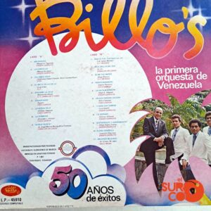 Disco de Vinilo Billo’s Caracas Boys - 50 Años De Éxitos Vinyl Record