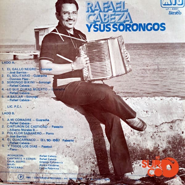 Vinilo Rafael Cabeza - Rafael Cabeza y Sus Sorongos Vinyl