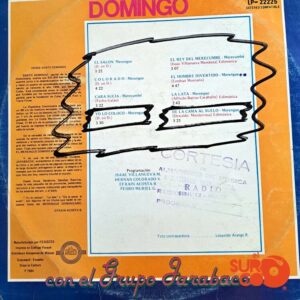 Disco de Vinilo Grupo Jarabacoa - Desde Santo Domingo Con El Grupo Jarabacoa Vinyl Record
