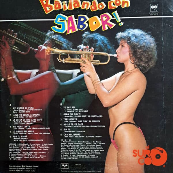 Disco de Vinilo Varios - Bailando Con Sabor Vinyl Record