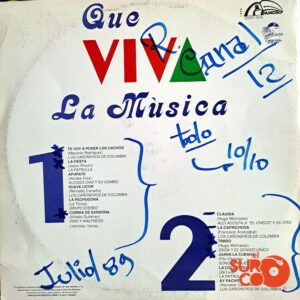 Disco de Vinilo Varios - Las Mejores Cumbias Vinyl Record