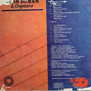 Disco de Vinilo Blas Durán - El Carnicero Vinyl Record