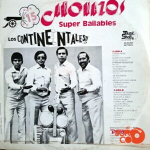 Disco de Vinilo Los Continentales - 15 Cañonazos Súper Bailables Vinyl Record