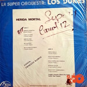 Disco de Vinilo La Súper Orquesta Los Dukes - Herida Mortal Vinyl Record