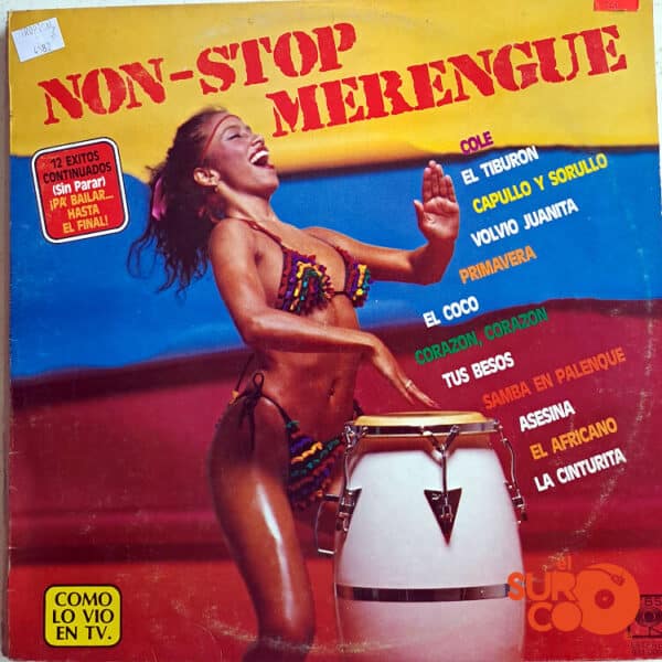 Disco de Vinilo Varios - Non Stop Merengue Vinyl Record