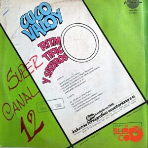 Disco de Vinilo Cuco Valoy - Ritmo Típico y Sabroso Vinyl Record