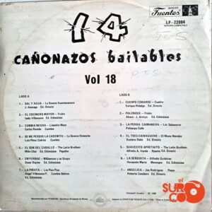 Disco de Vinilo Varios - 14 Cañonazos Bailables Vol 18 Vinyl Record