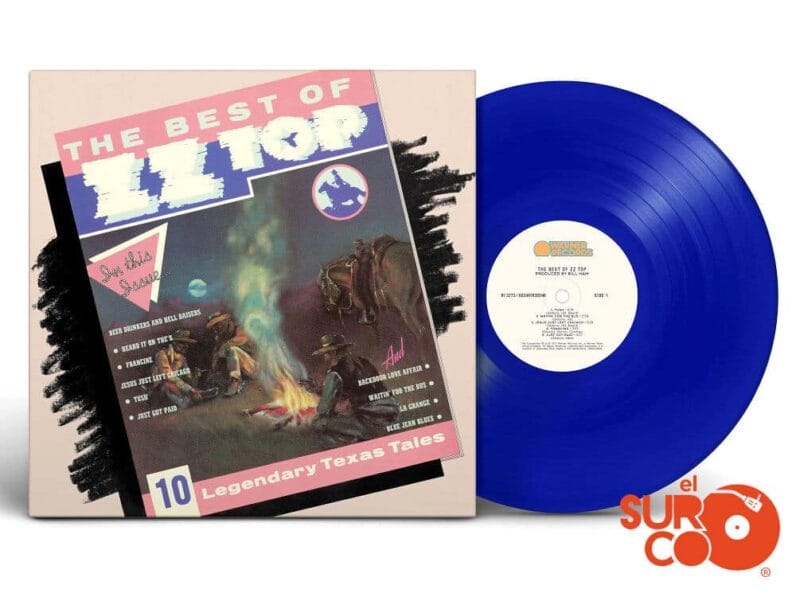 Disco de Vinilo ZZ Top - The Best Of ZZ Top (Vinilo Color Azul) Vinyl Record