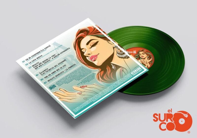 Disco de Vinilo Sensación Latina - Las Palmitas de Ecuador (Vinilo Color Verde) Vinyl Record