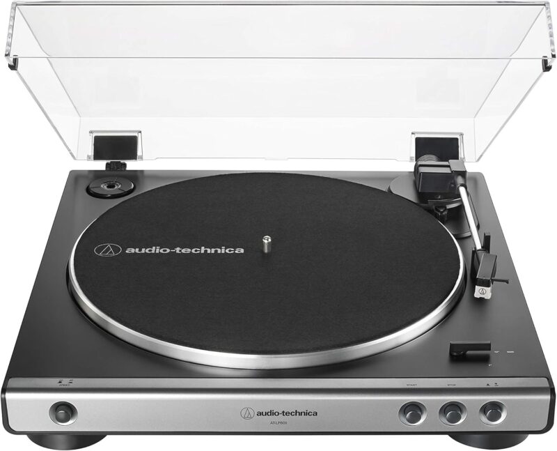 Tocadiscos Audio Technica AT-LP60X-GM (Gris/Negro)