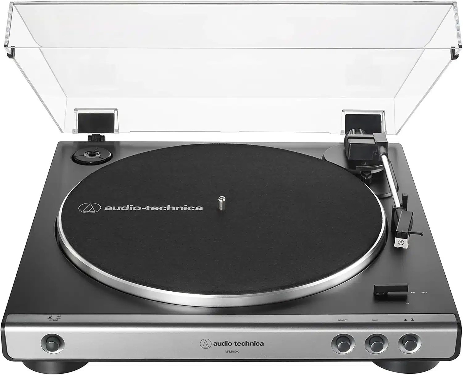 Tocadiscos Audio Technica AT-LP60X-GM (Gris/Negro)