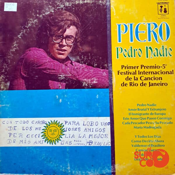 Disco de Vinilo Piero - Pedro Nadie Vinyl Record