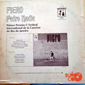 Disco de Vinilo Piero - Pedro Nadie Vinyl Record