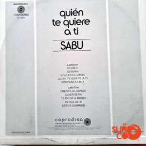Disco de Vinilo Sabú - Quien Te Quiere A Ti Vinyl Record