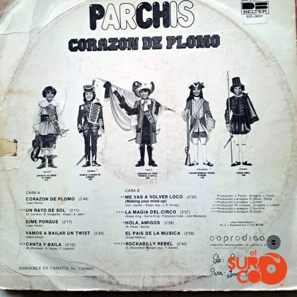 Disco de Vinilo Parchis - Corazón De Plomo Vinyl Record