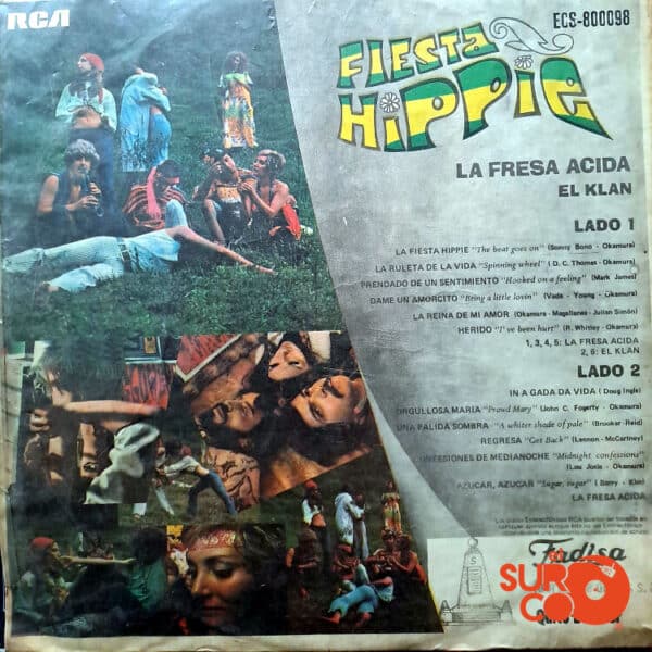 Disco de Vinilo Varios - Fiesta Hippie La Fresa Ácida Vinyl Record
