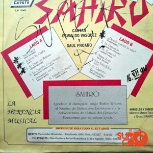 Disco de Vinilo Sahiro - Sahiro Vol 4 Vinyl Record