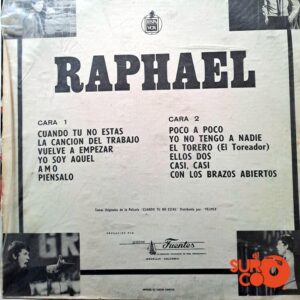 Disco de Vinilo Raphael - Cuando Tu No Estas Vinyl Record