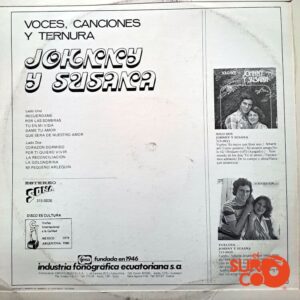 Disco de Vinilo Johnny Y Susana - Voces Canciones Y Ternura Vinyl Record