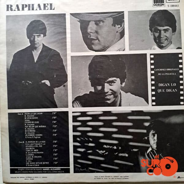 Disco de Vinilo Raphael - Digan Lo Que Digan Vinyl Record