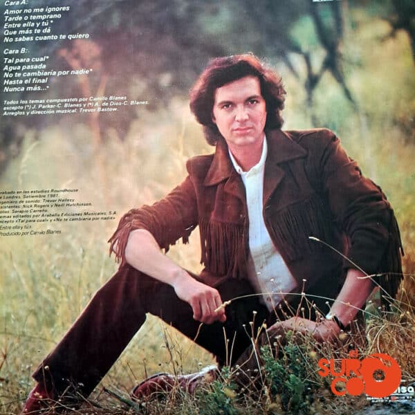 Disco de Vinilo Camilo Sesto - Más Y Más Vinyl Record