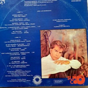 Disco de Vinilo José Luis Rodríguez - José Luis Rodríguez Con Mariachi Vinyl Record