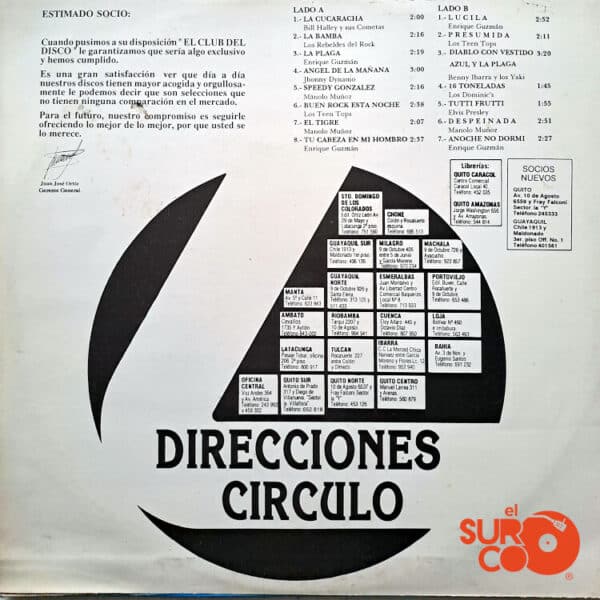Disco de Vinilo Varios - Selecciones Círculo Ídolos De Los 60s Vinyl Record