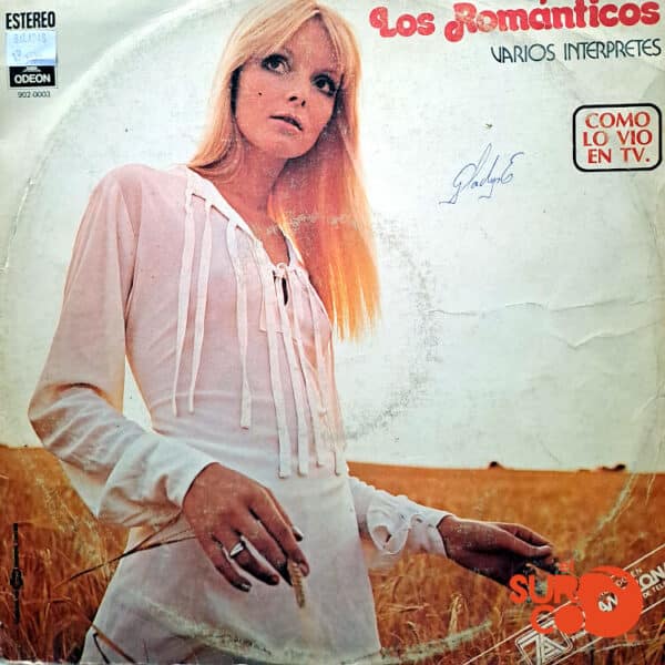 Disco de Vinilo Varios - Los Románticos Vinyl Record