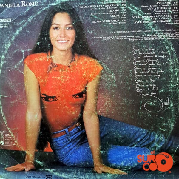 Disco de Vinilo Daniela Romo - Daniela Romo Vinyl Record