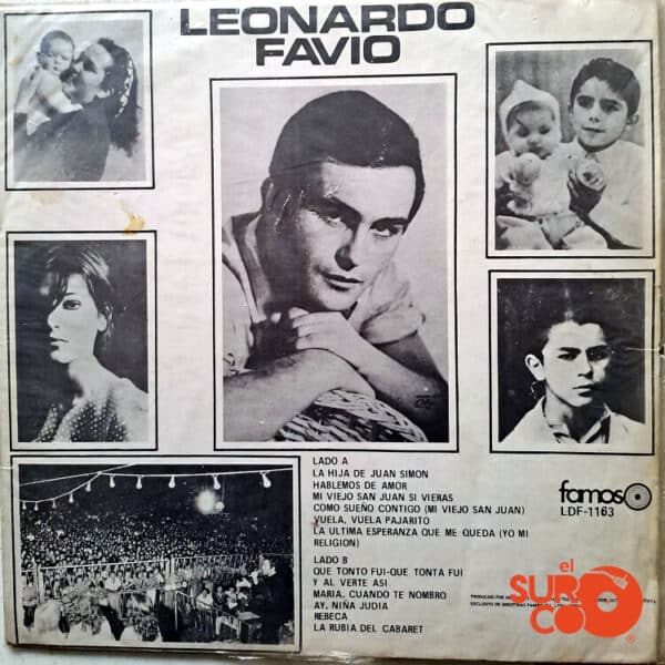 Disco de Vinilo Leonardo Favio - Hablemos De Amor Vinyl Record