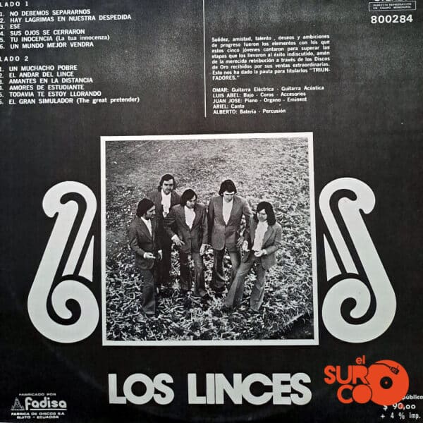 Disco de Vinilo Los Linces - Triunfadores Vinyl Record