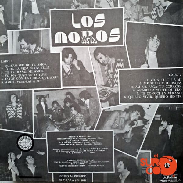 Disco de Vinilo Los Moros - Los Moros Vinyl Record